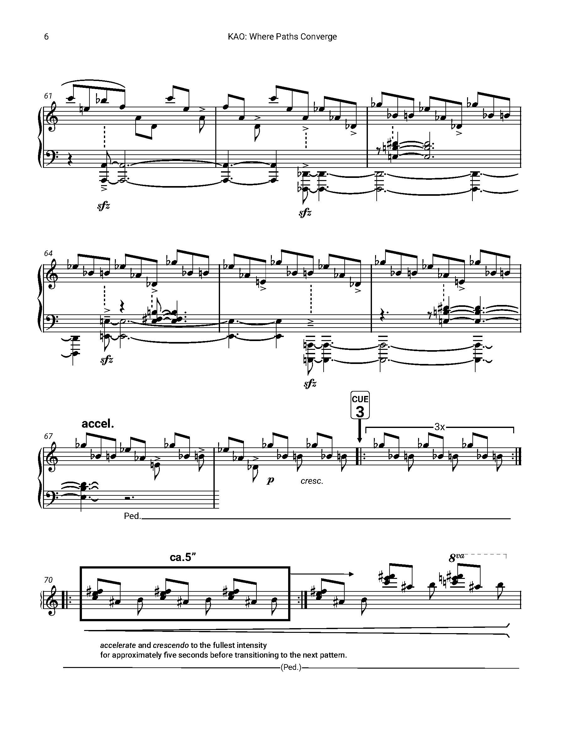 Ying-Chen Kao: Where Paths Converge Score Preview